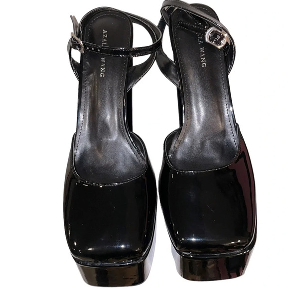 Black Platform Whimsy Goth Women's Shoes - Picture 5 of 5